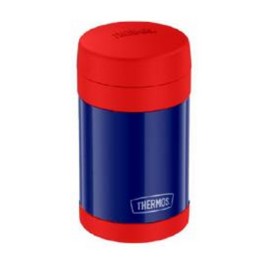 Thermos FUNtainer Vacuum Insulated Food Jar with Spoon Navy and Red 470mL