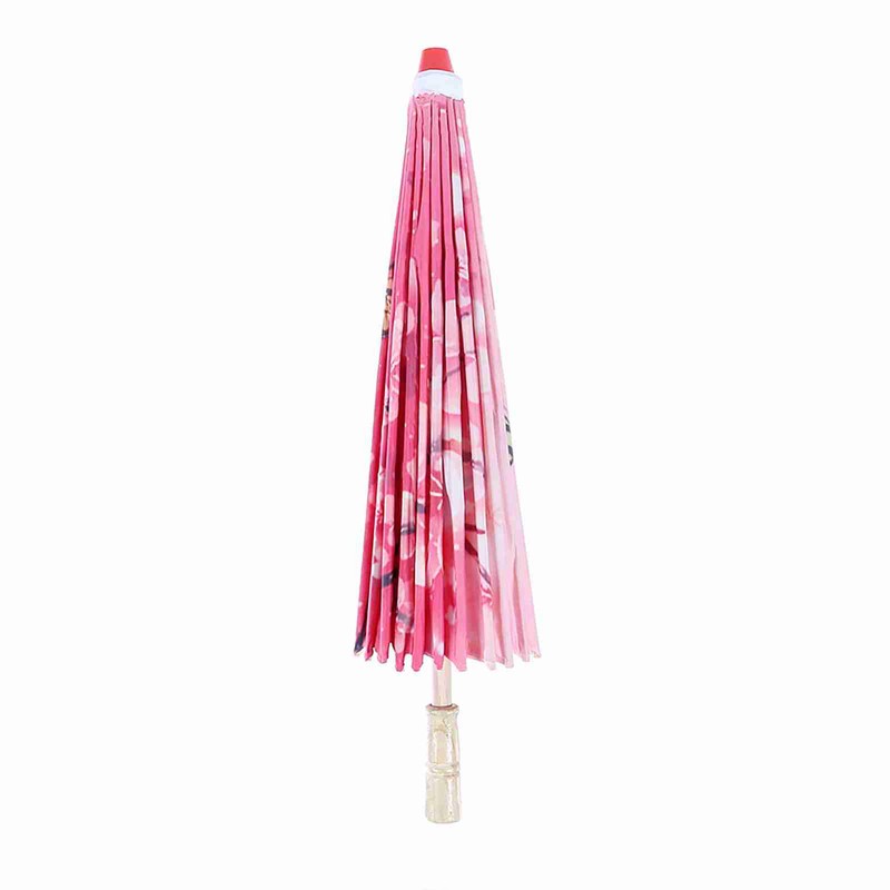 Women Handmade Umbrella Windproof Chinese Classical Dance Umbrella(Pink)