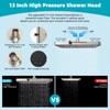 Hibbent Rain Shower Head, 13'' High Pressure Rainfall 5 Spray