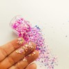 10g High Sparkle Iridescent Chunky Mixes Glitter Opal Sequins Nail