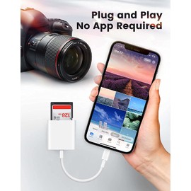 USB C SD Card Reader - Type-C to SD Camera/Phone/Pad Memory Reader Adapter