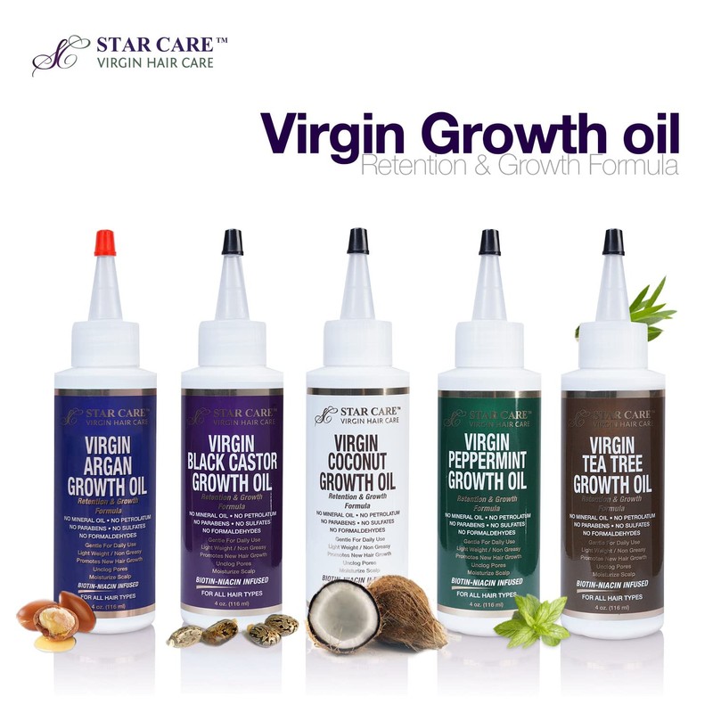 Star Care Virgin Growth Oil Retention & Growth Formula (Tea