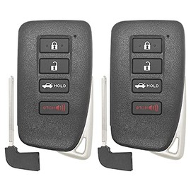 Smart Keyless Entry Remote Contorl Replacement for 2013-2018 Lexus ES350 GS350 H Smart Remote FCCID:HYQ14FBA (281451-0020 Board);by Auto Key Max (2)