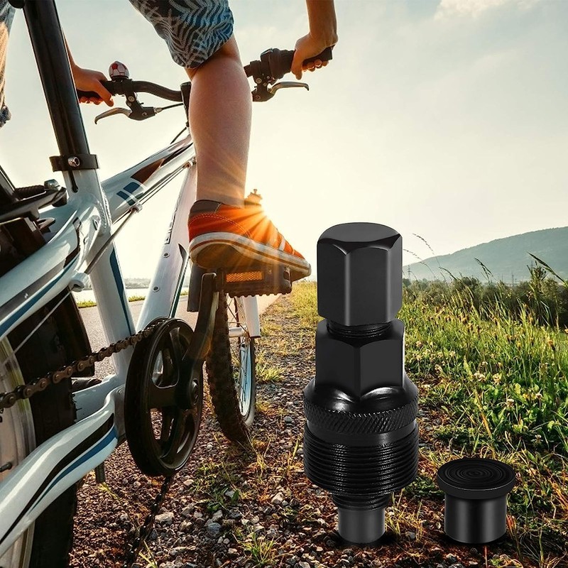 KOMUNJ Bicycle Crank Remover, Crank Removal Tool Crank Puller, Bicycle