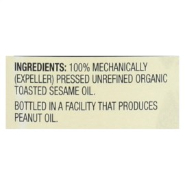 UD_Spectrum Naturals Organic Unrefined Toasted Sesame Oil - Case Of 6 - 8 Fl Oz.