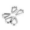 Wire Rope Clip,5Pcs 3mm Stainless Steel Wire Rope Cable Clip