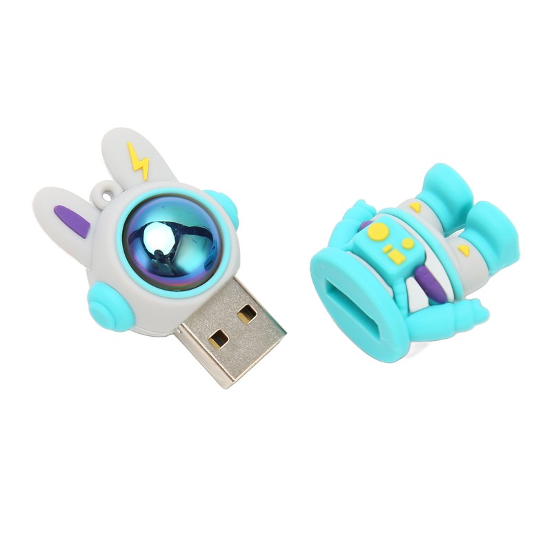 Cartoon USB Flash Drive Space Bunny USB2.0 Interface Plug and