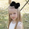 Oaoleer Big Hair Bows for Girls 12 PCS 6" Black