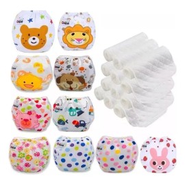 Kit De Pañales Ecológicos 6 Unidades Con 20 Insertos