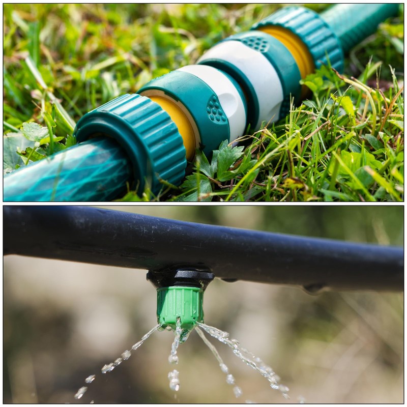 sourcing map Pack of 10 1/2 Inch Drip Irrigation Fittings