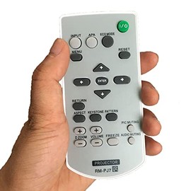 RM-PJ7 Replacement Projector Remote Control for Sony VPL-BW120S, VPL-CW255, VPL-CW275, VPL-CX235, VPL-CX275/ EW130/ EX100/ EX120/ EX145/ EX175/ SW125/ SW525C/ SW535C/ SW535EBPAC/ SX125/ SX535EBPAC