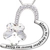 ALOV Jewelry Sterling Silver "Always my daughter forever my friend"