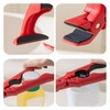 3-in-1 Hot Plate Gripper Tongs,Multi-Angle Hot Plate Gripper, Silicone Non-slip