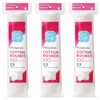 Medline Simply Soft Cotton Round (300 unidades), almohadillas de algodón