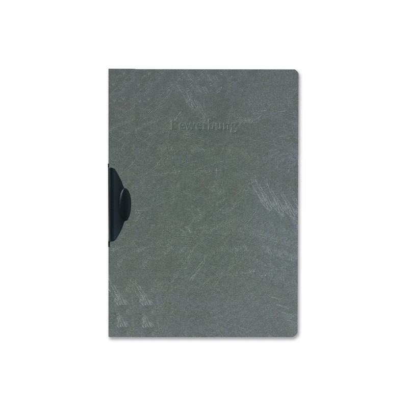 Herlitz 10416691 Bewerbungsmappe A4 RC-Karton Express-Clip schwarz, 30 Blatt, schwarz