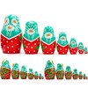 AEVVV Russian Nesting Dolls Set of 7 pcs - Matryoshka