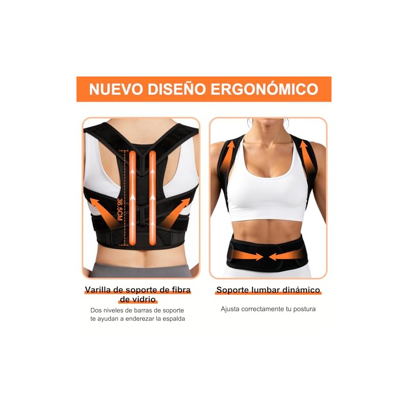 Corrector de Postura Hombre y Mujer, Faja para Postura de