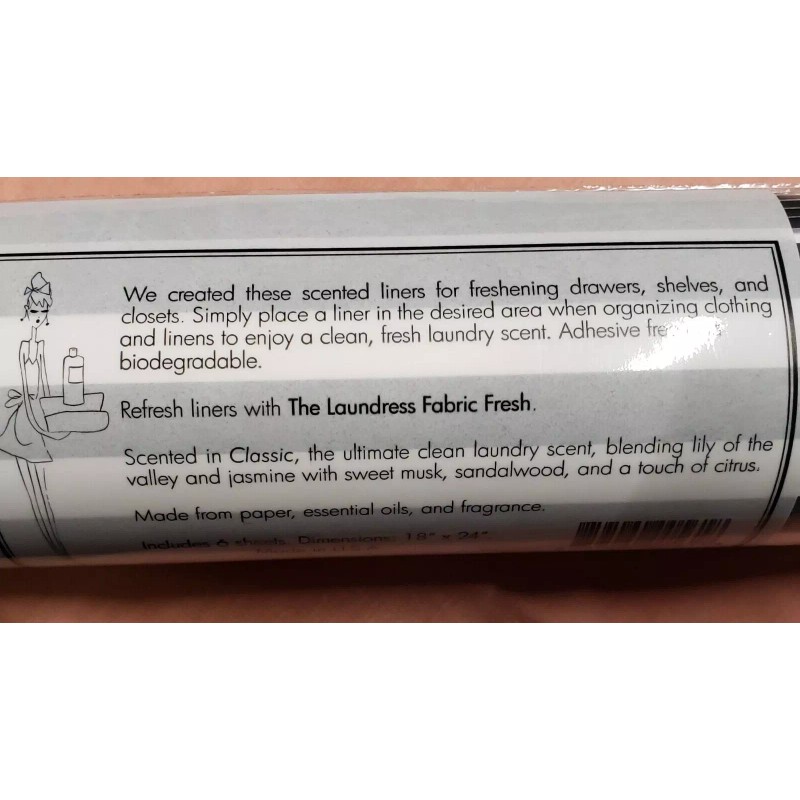 The Laundress SCENTED SHELF & DRAWER LINERS - CLASSIC SCENT