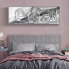 LPFNSF Islamic Decorative Poster, Arabic Calligraphy Marble Background Picture, Decorative