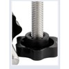 QIRUIRED 4Pcs M8 x 80mm Star Clamping Knob Grip Thumb