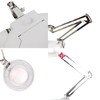 WYDDDARY 15X Magnifying Glass with Light and Stand 2-in-1 LED