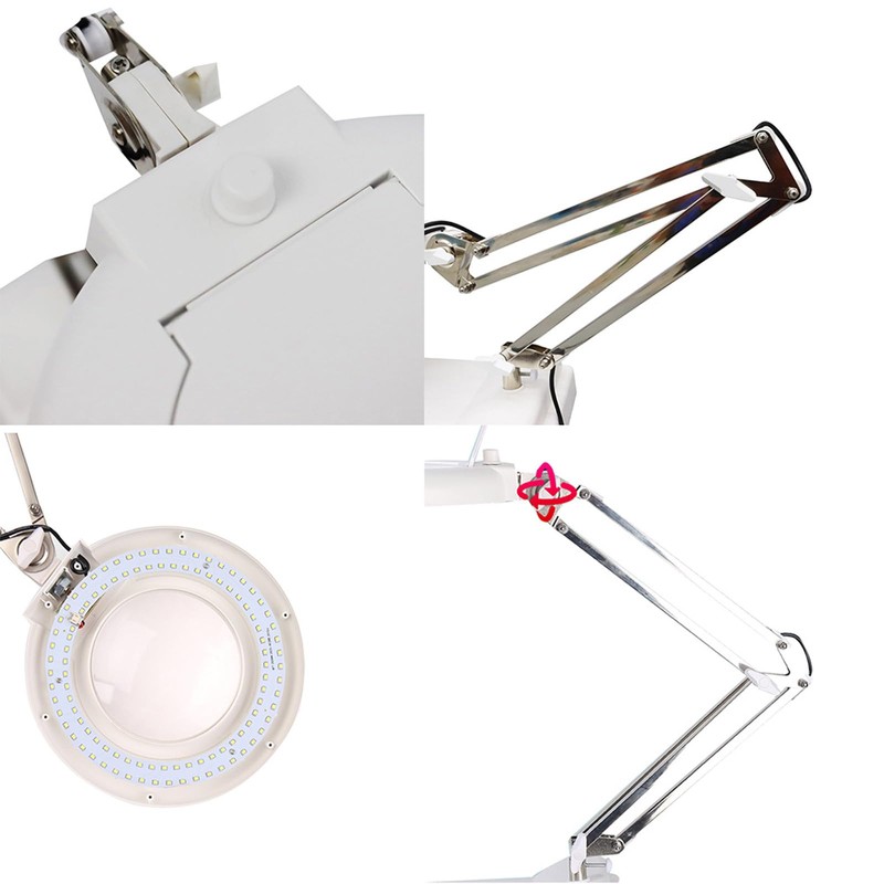WYDDDARY 15X Magnifying Glass with Light and Stand 2-in-1 LED