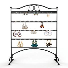 Mango Steam Jewelry Organizer for Hanging Earrings, Black