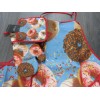 Lucky 7 Multi Donuts Apron Oven Mitt And Pot Holder