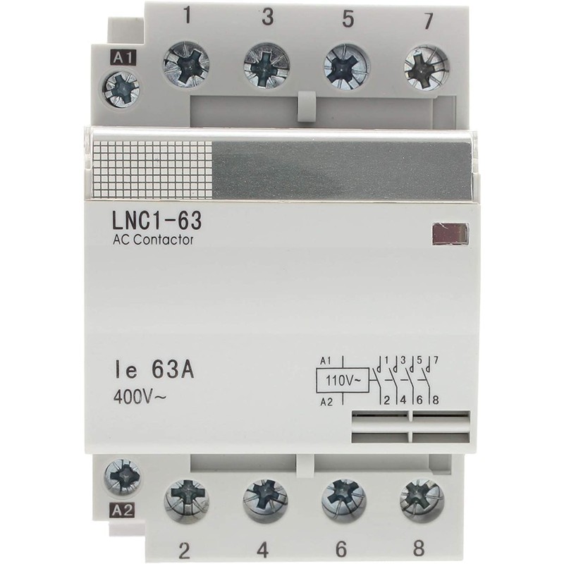 4 Pole Controlsupply Contactor with 120volt AC Coil 50A HC1-63