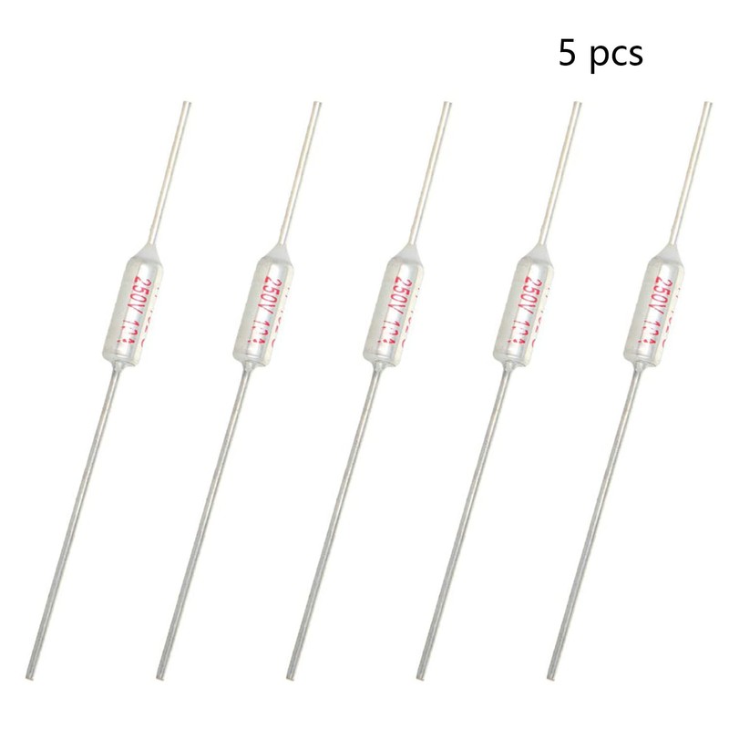 Fielect 5pcs 250V 10A Temperature Thermal Cutoffs Fuse for Transformer