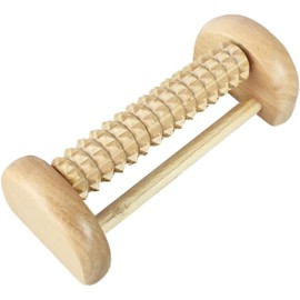 GANAZONO Rodillo Masajeador de Pies de Madera Ergonómico para Fascitis Plantar Alivio Eficaz Portátil y Duradero
