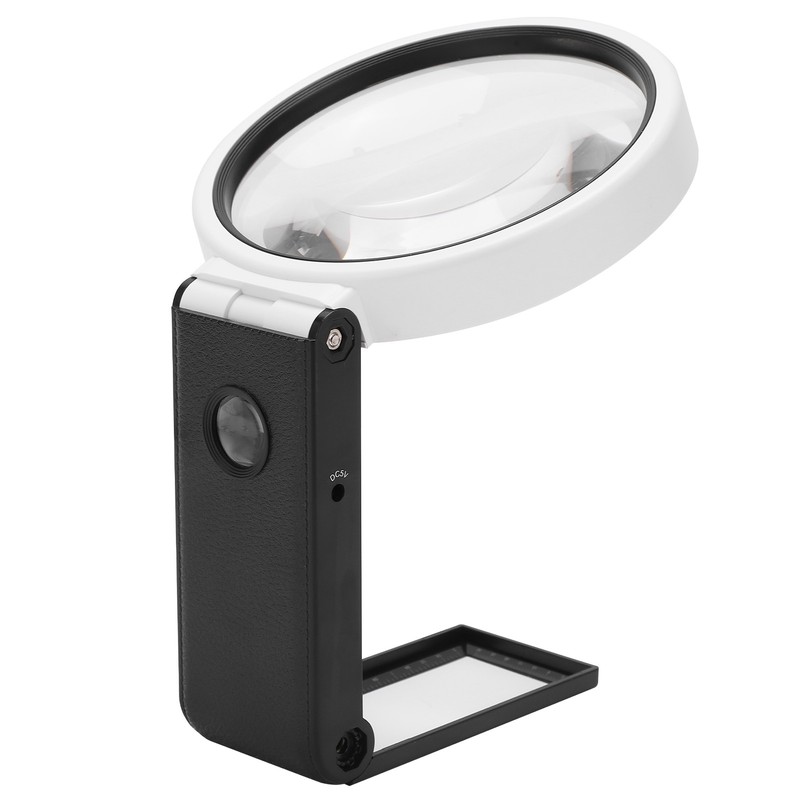 TH‑7018‑C Magnifying Glass Portable Folding Reading Magnifier with LED Light