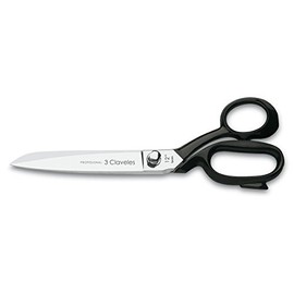 3 Claveles 95 – Tailor Scissors 12 ", Nickel