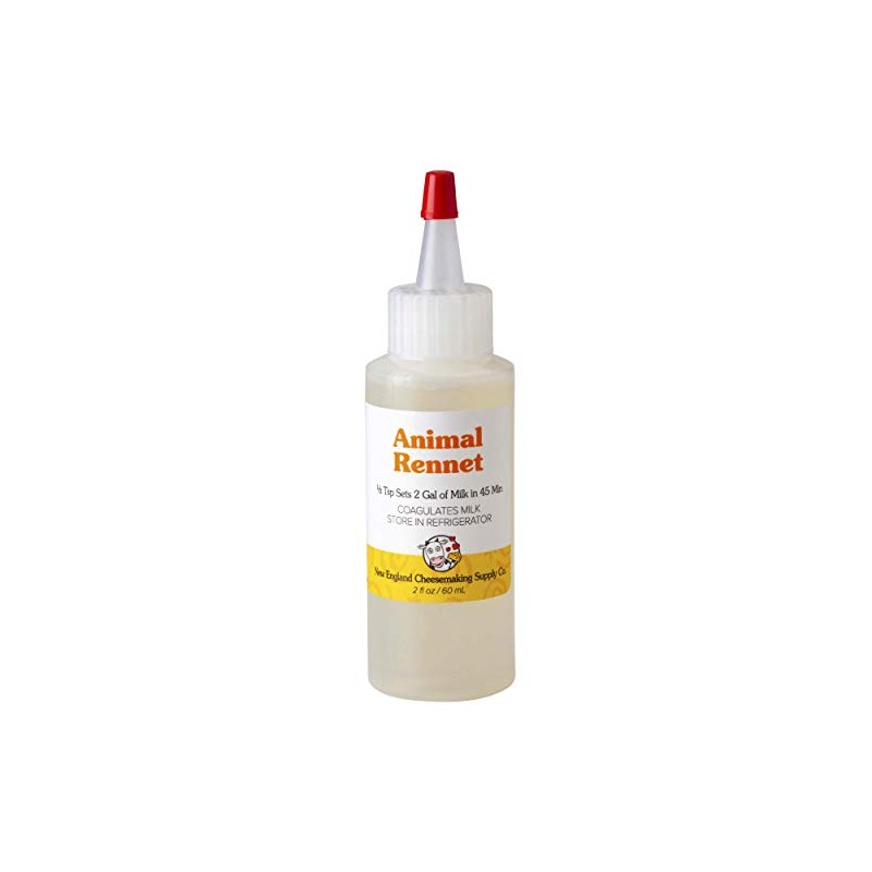 Liquid Rennet - Animal Rennet for Cheese Making (2 oz.)