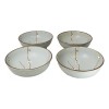 Set Of 4 Japanese Soushun Sakura Cherry Blossoms Porcelain Salad
