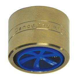 Danco 10482 55/64"-27F 1.5 GPM Male Water Saving Faucet Aerator with Cyclone Technology, 55/64"-27F 1.5 GPM - Female, Brushed Nickel