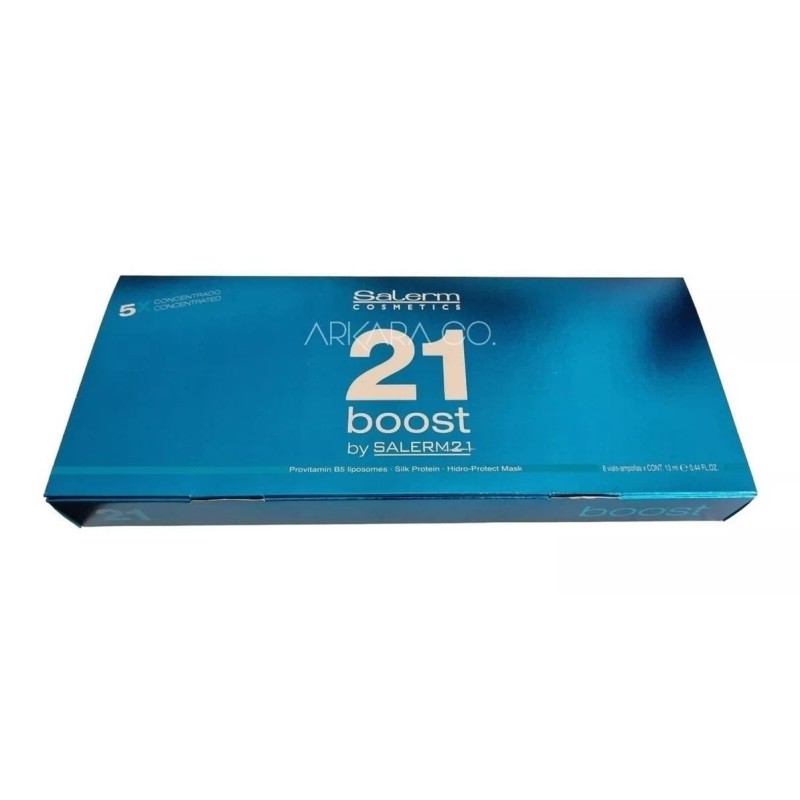 Salerm Cosmetics Kit Salerm 21 Boost 8 Ampolletas + Acondicionador