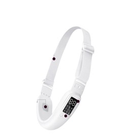 Ceymodir V-Face Shaper - Electric Double Chin Reduces & Face Slimming Device with 8 Massage Modes, 15 Intensity Levels for Women - Lift & Define Jawline - White