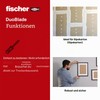 fischer DuoBlade Self Drilling Plasterboard Fixing Strong Dowels for Easy