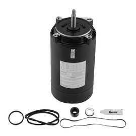 maXpeedingrods UST1152 1.5HP Single Speed Swimming Pool Pump Motor, 115/230 V, 3450 RPM, for Pentair Sta-Rite Dura-Glas; for Century (A.O. Smith), for Hayward Super Pump MaxFlo, for Super II Motor