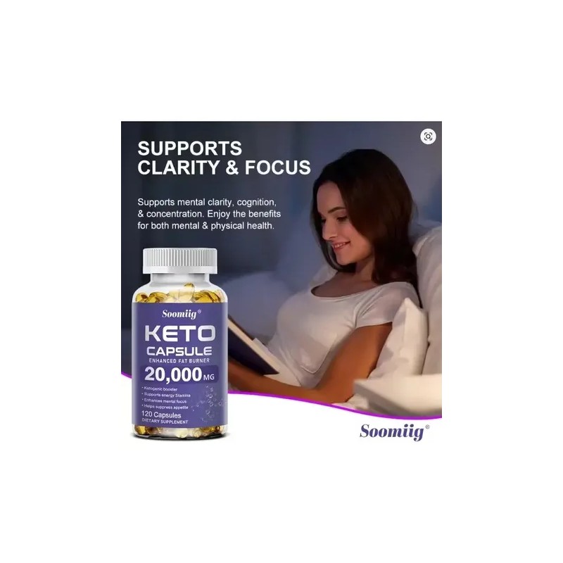 Capsulas Keto, Quemador Grasa, Natural 120 Caps Extra Fuerte