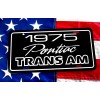 1975 Pontiac Trans Am License plate tag 75 Firebird T/A
