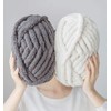 Chunky Knit Chenille Yarn for Hand Knitting Blankets, Super Soft