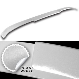 Q1-TECH, Rear Window Roof Spoiler Compatible with 2016-2020 Kia Optima EX LX S SXL SX Hybrid Plug-in, ABS Rear Window Roof Visor Spoiler Wing, Pearl White, 2017 2018 2019