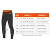 Ergodyne Men's Standard Lightweight Base Layer Pants, Black, Large