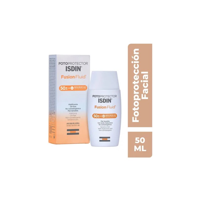 Protector Solar Isdin Fusion Fluid Fps 50 1 Unidad De 50 ml