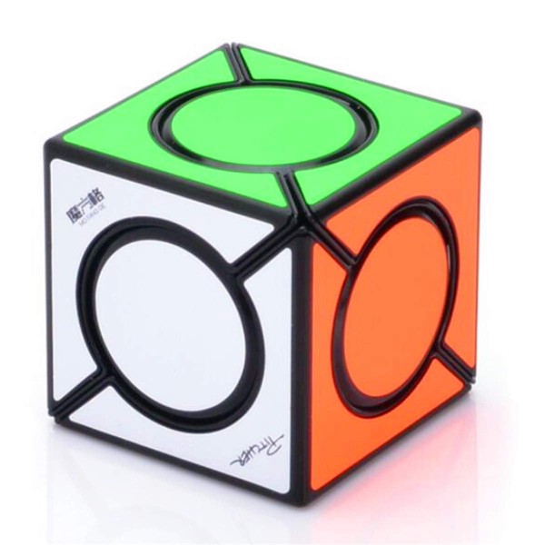 cuberspeed six spot Cube Black Magic Cube Mofangge fangyuan Cube Black skewb Puzzle