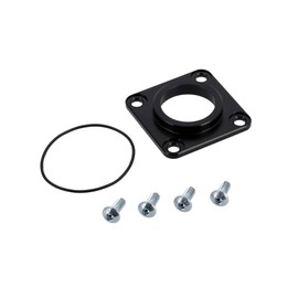 Set: CNC Dichtkappe M500/M700, mit O-Ring und Schrauben, Schwarz - für Simson S51, S53, S70, S83, SR50, SR80, KR51/2