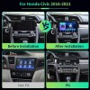 Apple Carplay For Honda Civic 2016-2021 Android 12 Car Stereo