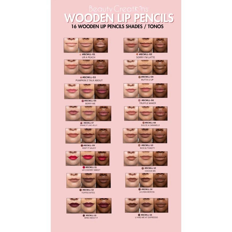 Delineador De Labios Beauty Creations De Madera Color Pumpkin 2